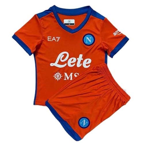 Camiseta Napoli Replica Tercera Ropa Niño 2021/22